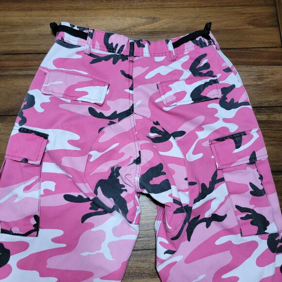 Rothco Pink Camo Cargo Pants - Size Small Regular - Picture 4 of 6